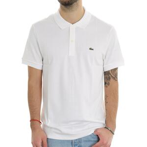 POLO IN JERSEY LACOSTE BIANCO